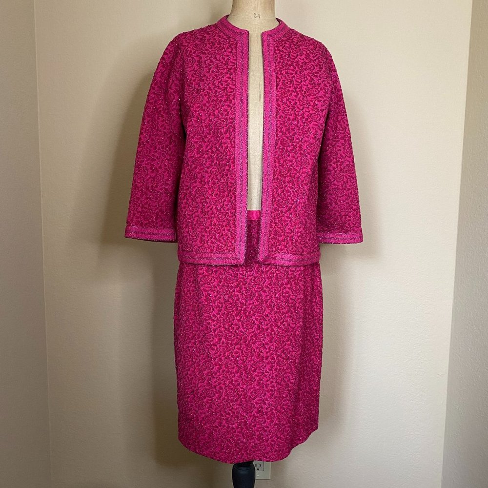 vintage kimberly 2 piece skirt sweater set